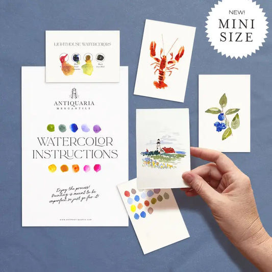 Mini Watercolour Painting Kit - Lighthouse