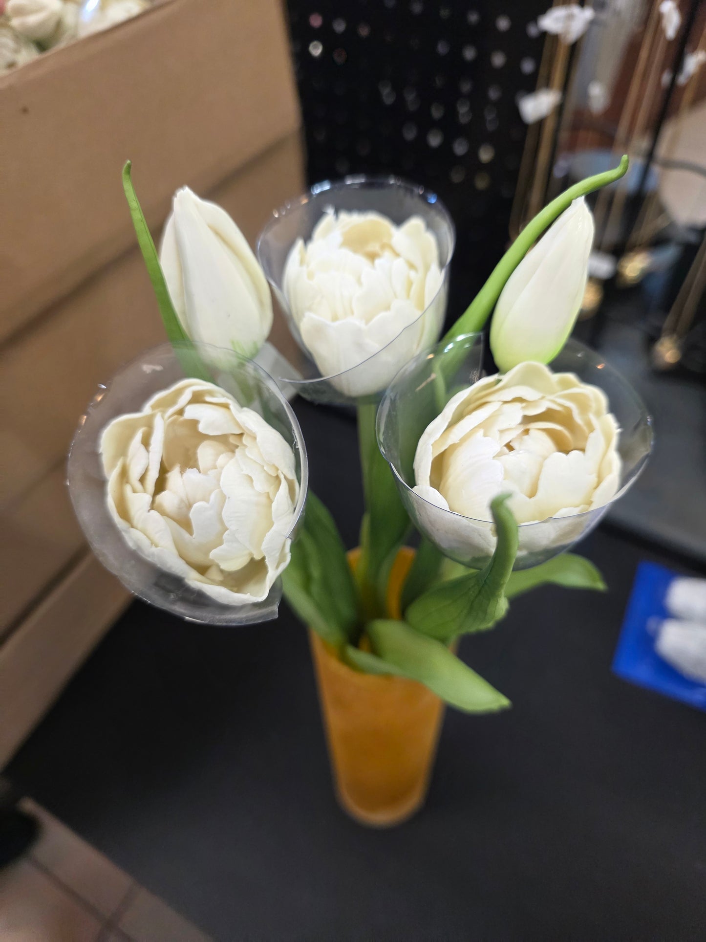 15" FRESH TOUCH AVANT GARDE PEONY TULIP BUNDLE