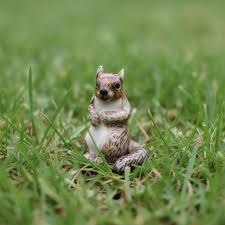 Squirrel "Scamper" Miniature Porcelain Figurine