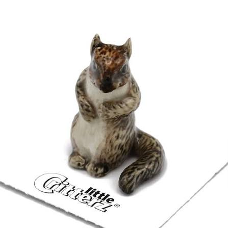 Squirrel "Scamper" Miniature Porcelain Figurine
