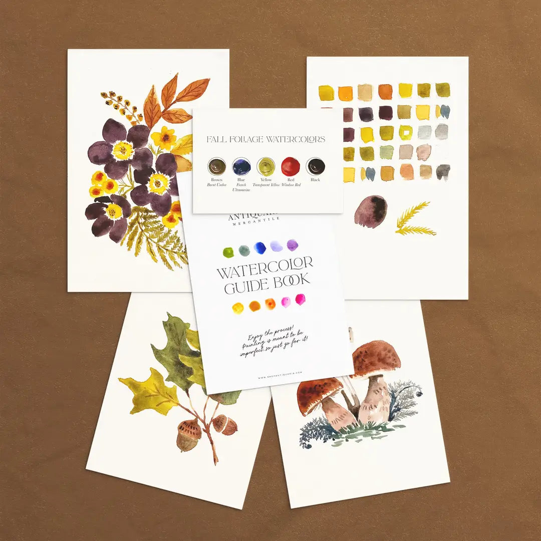 Watercolour Painting Kit - Woodland Botanicals