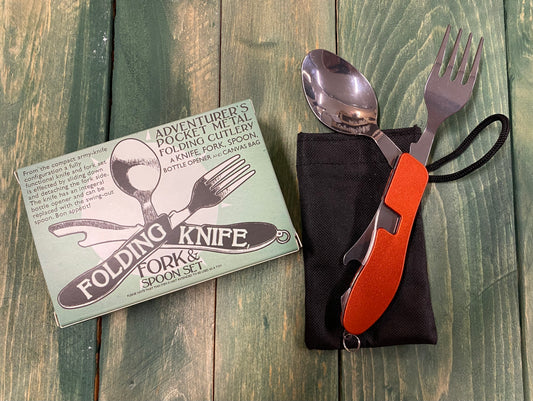 Adventurer’s Folding Knife/Fork/Spoon Set