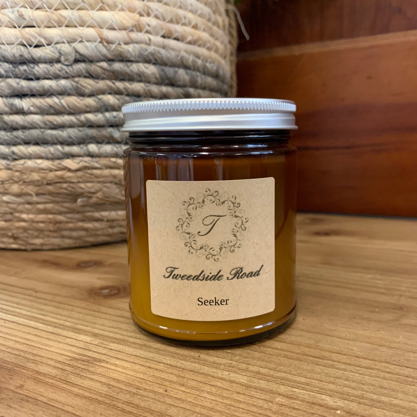 Tweedside Road Candle Amber Jar